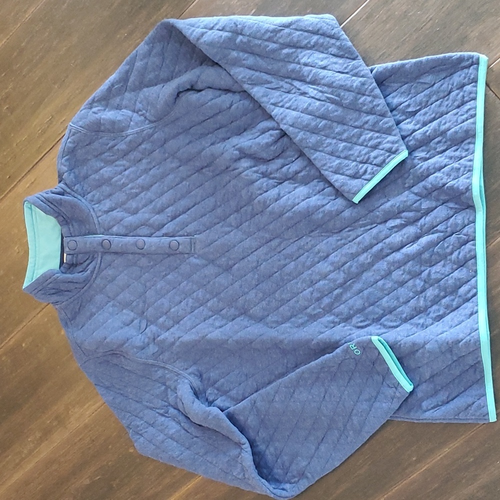 Women's Outdoor Quilted Snap Sweatshirt - Medium